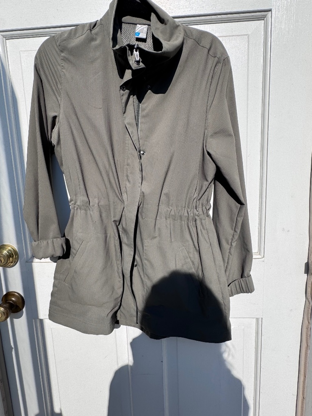 Old Navy Olive Gray Utility Jacket Medium